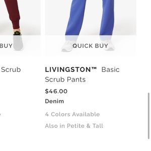 Livingston basic scrub pants